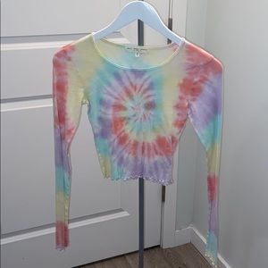 Tye dye long sleeve shirt